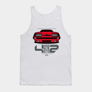 Four Eyes are Better than Two Fox Body Ford Mustang Tank Top